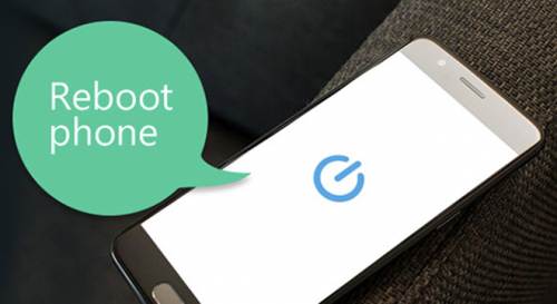 khởi động lại điện thoại