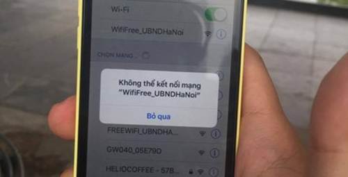 Điện thoại không thể kết nối được wifi