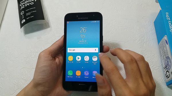 Samsung J2 Core Nhan Van Tay Cham