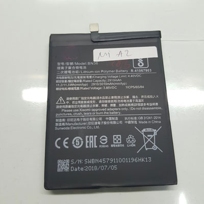 Thay Pin Xiaomi Mi A2