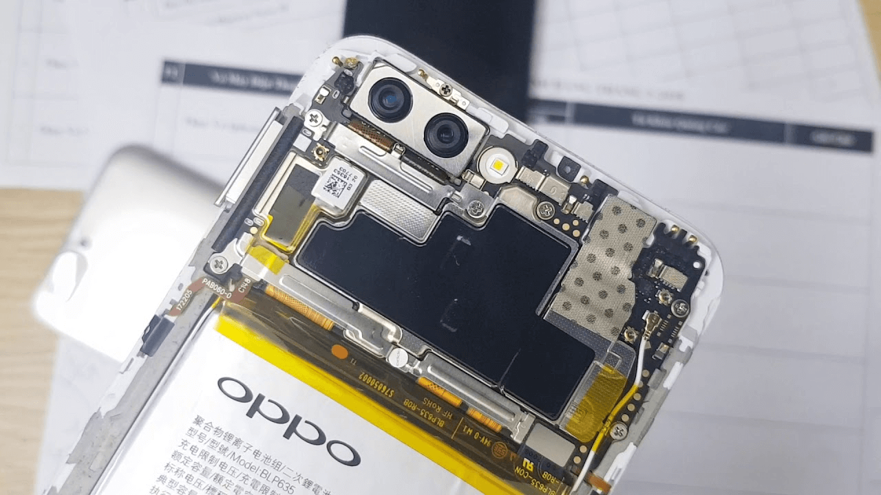 Nguyên nhân Oppo Reno 2 F bị gãy chân sim