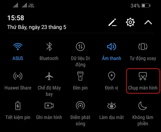 Cach Chup Man Hinh Dien Thoai Huawei 3